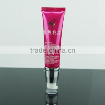 cosmetic tubes with airless pump cap,cosmetic pump tube packaging