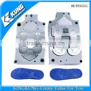 Single color lady injection EVA soles mould 1 mould 1 pair