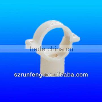 Plastic wall mount pipe clamp