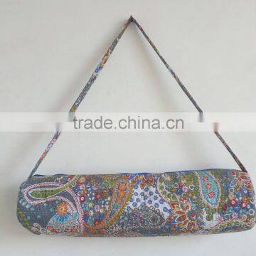 Gray Yoga Bag Hippie Yoga Mat Bag Shoulder Bag Cross Body Bag Satchel Shoulder Bag Yoga Duffle Bag Handmade Cross Body Bag photo-2
