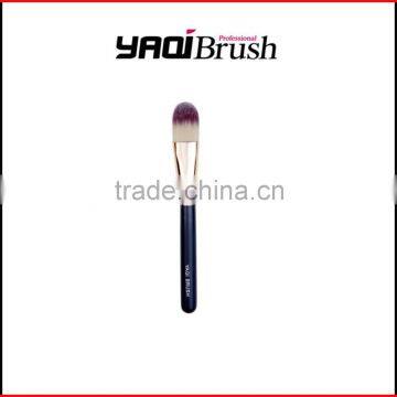 Black foundation brush synthetic hair