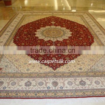 silk carpet red carpet luxury silk carpet persian carpet Price can be negotiated if buy more !