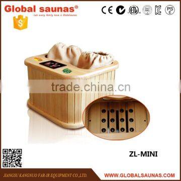 Wooden mini portable far infrared sauna barrel