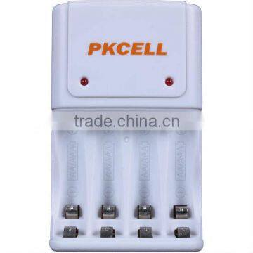 PKCELL NiMH Nicd AA AAA Rechargeable Battery Charger From Shenzhen