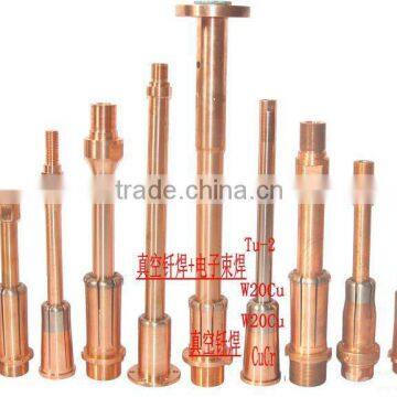 tungsten(W) and tungsten copper(WCu) work as Resistance Welding Electrode