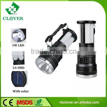 1W Led+24 SMD 1200mAH Rechagable Battery ABS Rechargeable Led Lantern for Camping photo-2