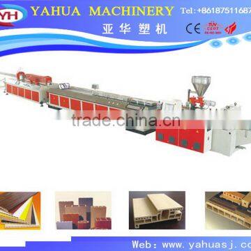 WPC production line for wood plastic/wood fence panel making machine/wpc fence post making machine