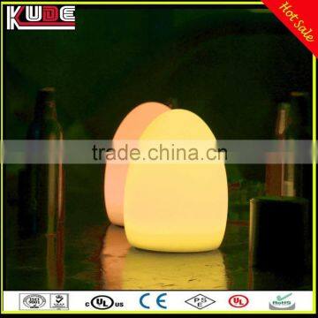 RGB Light Glowing Lamp Egg Shape LED Night Lamp For Outdoor Bar Table Decoration