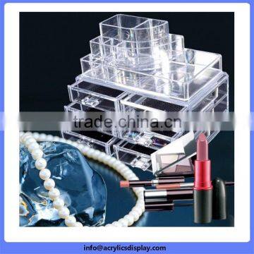 Low price Hot sale acrylic drawer & clear makeup organizer
