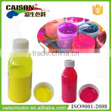 Factory supply fluorescent Lemon Yellow pigment liquid for interior paint