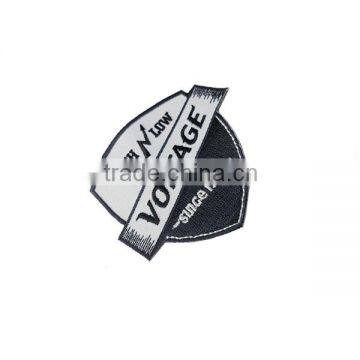 Free samples jackets clothing labels with embroided logo