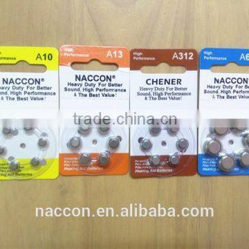 Zinc air button battery watch battery