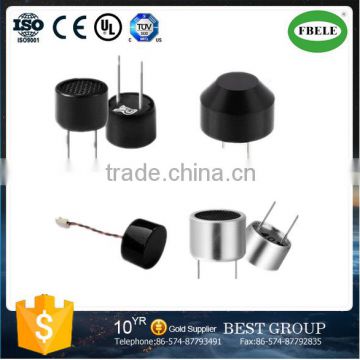 16mm black aluminum ultrasonic sensor transmitter and receiver(Open type)