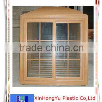 pvc two-tracks sliding window