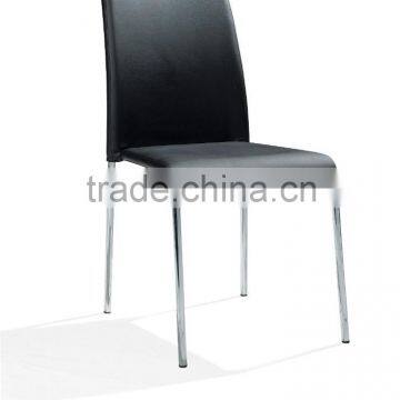 stainless steel frame leather chairs