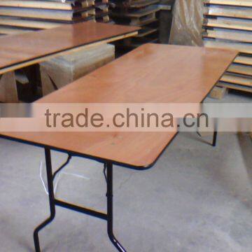 wood folding table