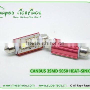 High quality led light canbus 3smd 5050chip led car interior