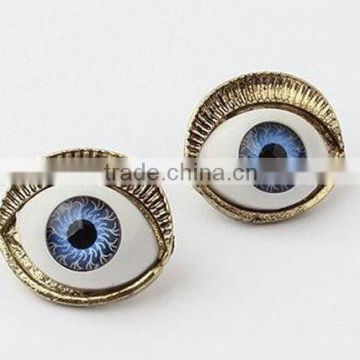 2013 hot human eyes earring,Fashion ladies stud earring,New design jewelry