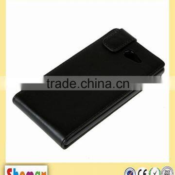 Wholesale alibaba leather flip case cover for sony xperia m2