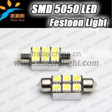 5050 SMD LED 36mm Car Interior reading Light Dome Light Led Festoon Bulb 12/24V truck