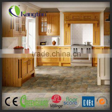 Rich Color Design anti slip Cobblestone stone luxury Vinyl Flooring for Country House