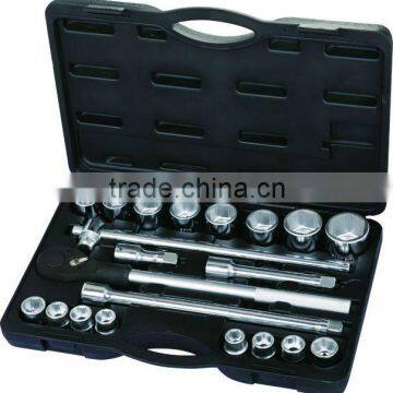 2015 NEW ITEM 21 pcs 3/4" dr socket set tools and equipment blow case tool set