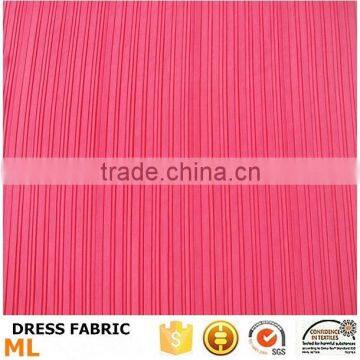 Fashion Dress Fabric Colorful Pleated Apparel Fabric for Mommy and me Maxi Dress