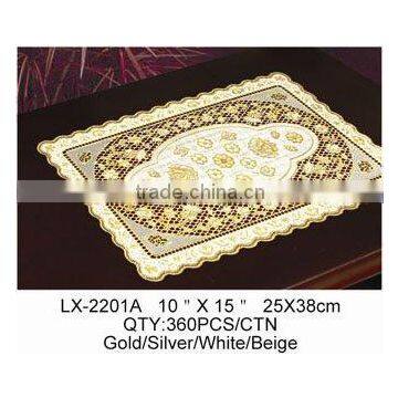 PVC DOILY--LX-2201A table mat