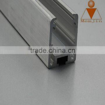 Wide frame extruded aluminum profile for kitchen cabinet track