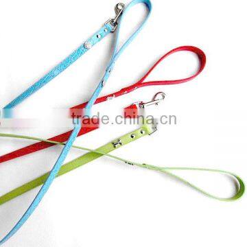 Blue/red/grass green slender light led pet leash