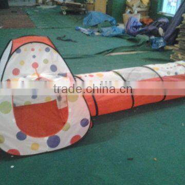 Two pieces color dot children tent