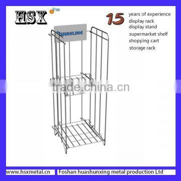 Triangle shelf finely newspaper display rack HXS-523