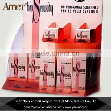 Cheap Customized Acrylic Cosmetic Display Cabinet and Showcase