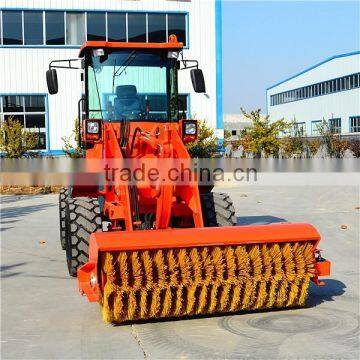 high quality front end loader TY18 with road sweeper