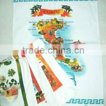 50cm*70cm Printing Tea Towel for Tourist Souvenir photo-2