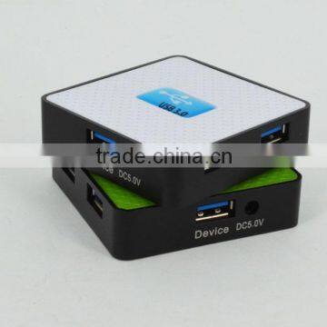 Promotional Square-shape Usb Por Hub, 4 Port 3.0 Usb Hub for Computer Accessories photo-5