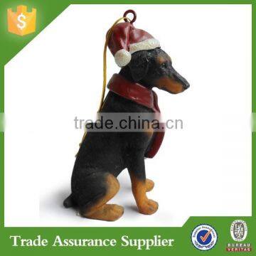 Christmas Ornaments Handmade Resin Dog Figurines