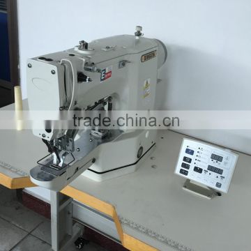 Flat-Bed Mechanical Configuration and Lock Stitch Stitch Formation Button holing sewing machine