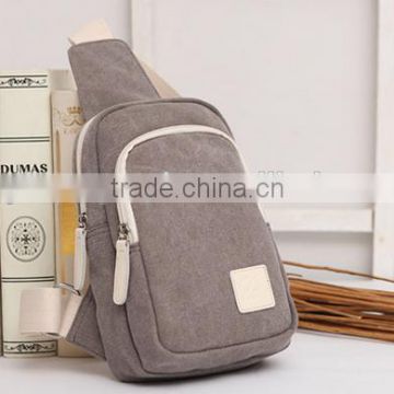 Canvas Small Men Cross Body Brown Single-Shoulder Bag