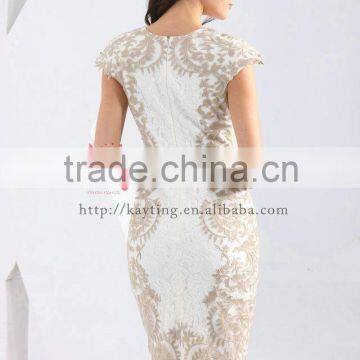 Elegant Dress Cocktail Dresses Short White Color Elegant Knee Length Cocktail Dresses