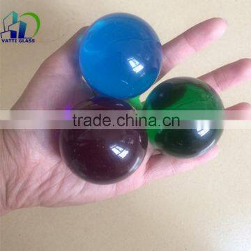 solid glass ball colored decorative glass balls