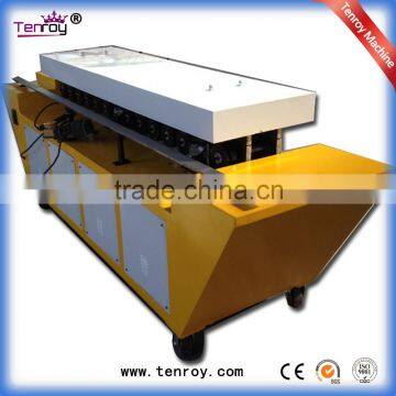 duct flange forming machine in metal processing factory