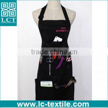 china factory wholesale hot customized hair salon aprons wth tool pockets