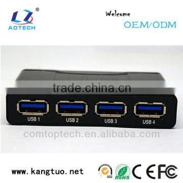 Ultra high Speed 4 port usb 3.0 hub for computer accessory