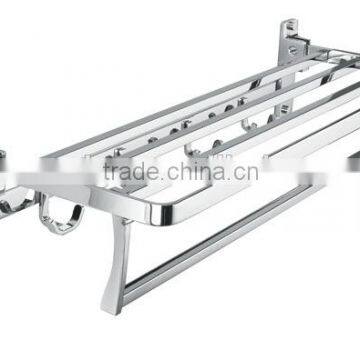 Zinc alloy +stainless steel towel racks and towel shelf