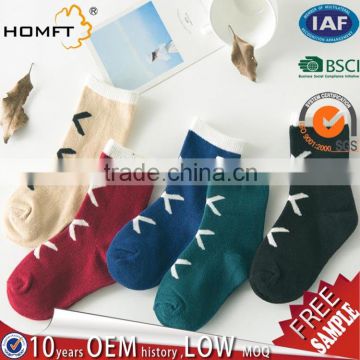 Korea style spring new letter cotton baby kids socks 1-10years