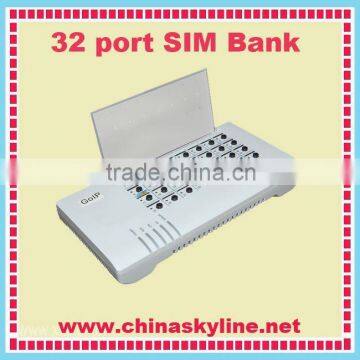 Hot sale!gsm channel bank/ sim bank 32 sims gsm gateways