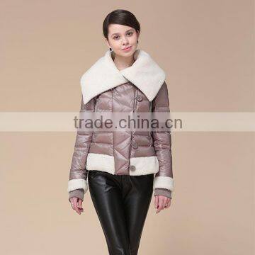 2015 Winter Fashion Woman Wear Jacket With Turn-down Collar photo-2