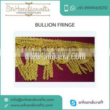 Rayon Bullion Fringe Drapery Curtain Fringe Wholesale Manufacturer