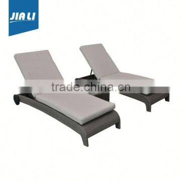 Various models factory supply abs plastic garden sun lounger